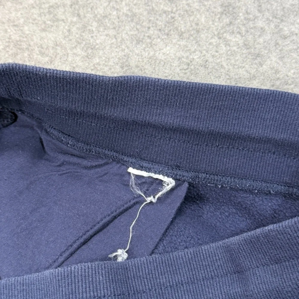 True Religion Navy Blue Fleece Knit Drawstring Jogger Sweatpants Men's Size XXL